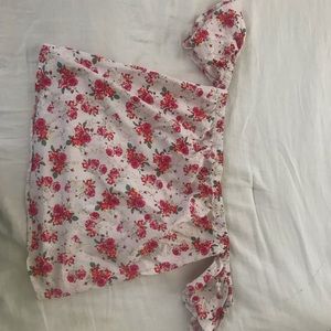 Off the shoulder floral top